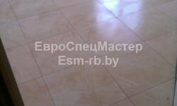 Укладка плитки на пол на кухне, лаковая плитка, Минск, Скрыганова