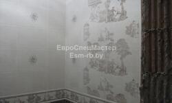 Облицовка плиткой стен ванной комнаты, Сенница